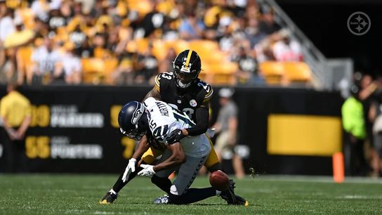 Former Steelers cornerback Darius Slay (23) during a regular season matchup between the Pittsburgh Steelers and Seattle Seahawks.