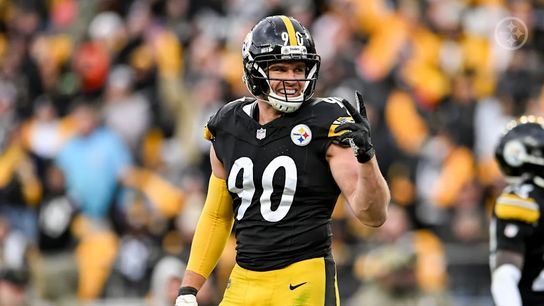 Steelers linebacker T.J. Watt (90) during a regular season matchup between the Pittsburgh Steelers and Cincinnati Bengals. Steelers linebacker T.J. Watt (90) during a regular season matchup between the Pittsburgh Steelers and Cincinnati Bengals.