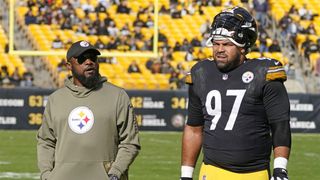 Steelers' Cam Heyward Makes Bold Defense Of Mike Tomlin For Playoff Losses: "That Starts With Players Executing At A High Rate" (Steelers News). Photo by AP