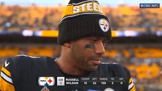 Steelers QB Russell Wilson Gave Away A Small Practice Detail That Helps Lead Pittsburgh To Victory (Steelers News). Photo by NFL on CBS