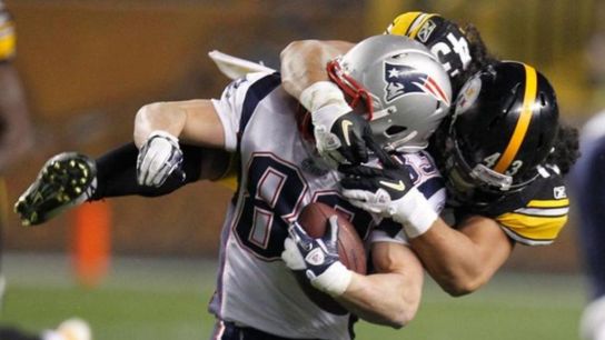 Pittsburgh Steelers Troy Polamalu Wes Welker Pittsburgh Steelers Troy Polamalu Wes Welker