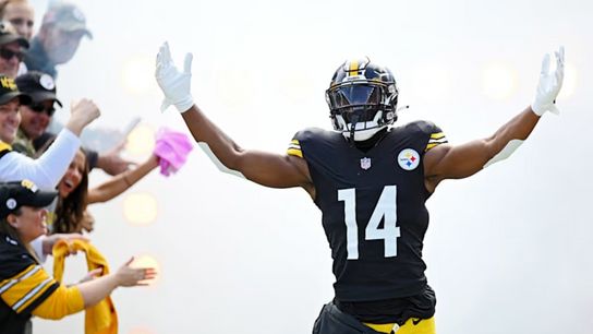 Steelers' DK Metcalf's Arrival In Pittsburgh Absolutely Leaves George Pickens In Control Of His Own Destiny. Photo by  Joe Sargent / Getty Images