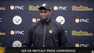 Steelers' New WR DK Metcalf Shared The Truth Behind What Russell Wilson Said About Playing In Pittsburgh (Steelers News). Photo by Steelers.com