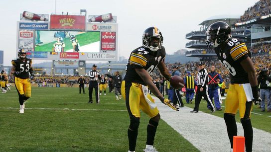 Steelers wide receivers Antonio Brown and Emmanuel Sanders