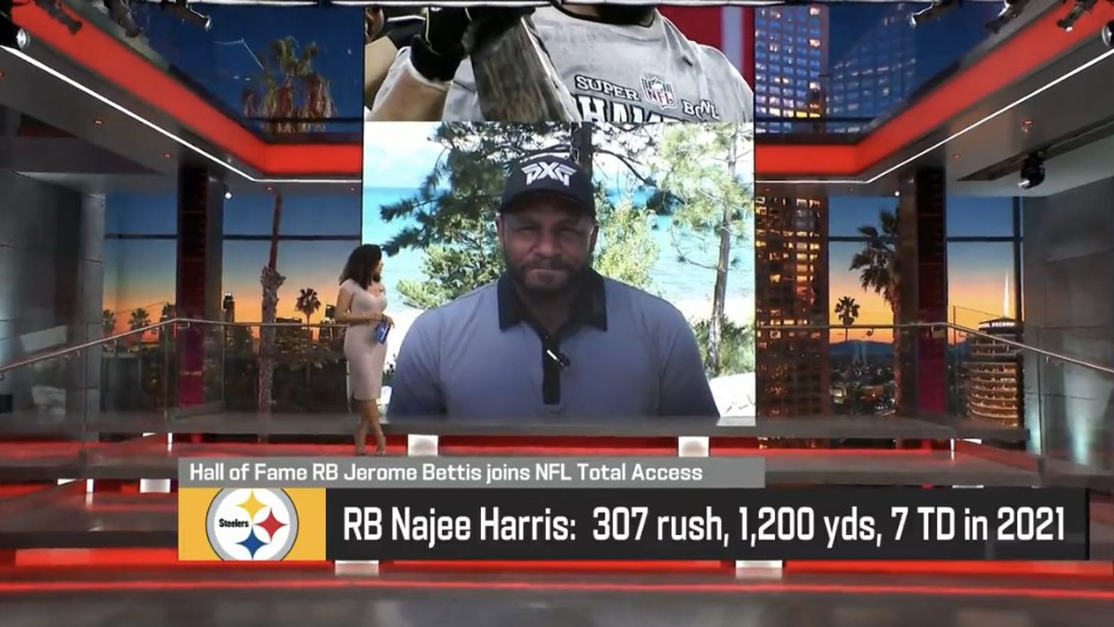 Hall of Fame running back Jerome Bettis joins NFL Total Access to share  what he's most excited for at the late Pittsburgh Steelers legend Franco  Harris' jersey retirement ceremony on December 24th.