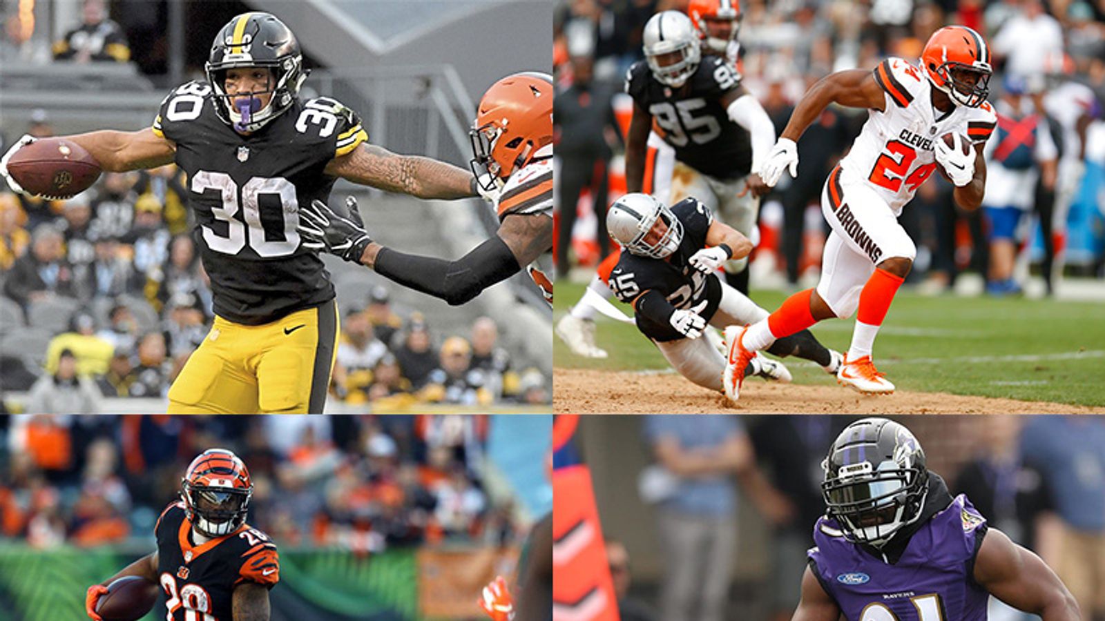 Ranking AFC North running backs heading into 2020