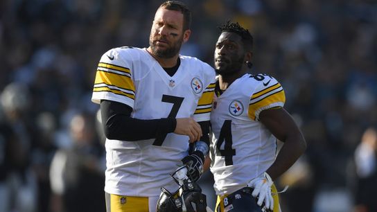 Steelers Ben and Antonio Brown Before Game Time