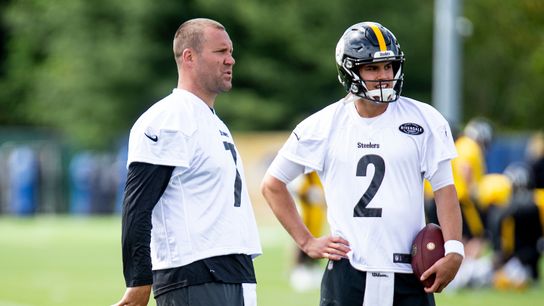 Pittsburgh Steelers Ben Roethlisberger and Mason Rudolph