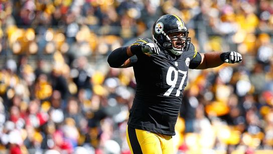 Steelers veteran Cam Heyward during a game