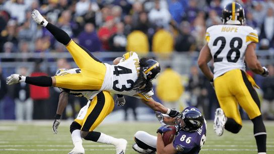 Steelers Troy Polamalu Chris Hope