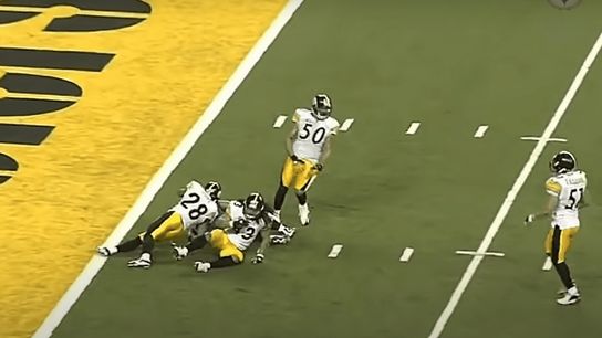 Troy Polamalu and Chris Hope in Super Bowl XL