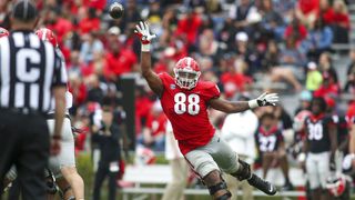 Idea That Steelers Would Be Ignored By #1 Overall Talent Jalen Carter Dismissed As Ridiculous By CBS Insider (Jalen Carter). Photo by Photo Credit: Brett Davis/AP