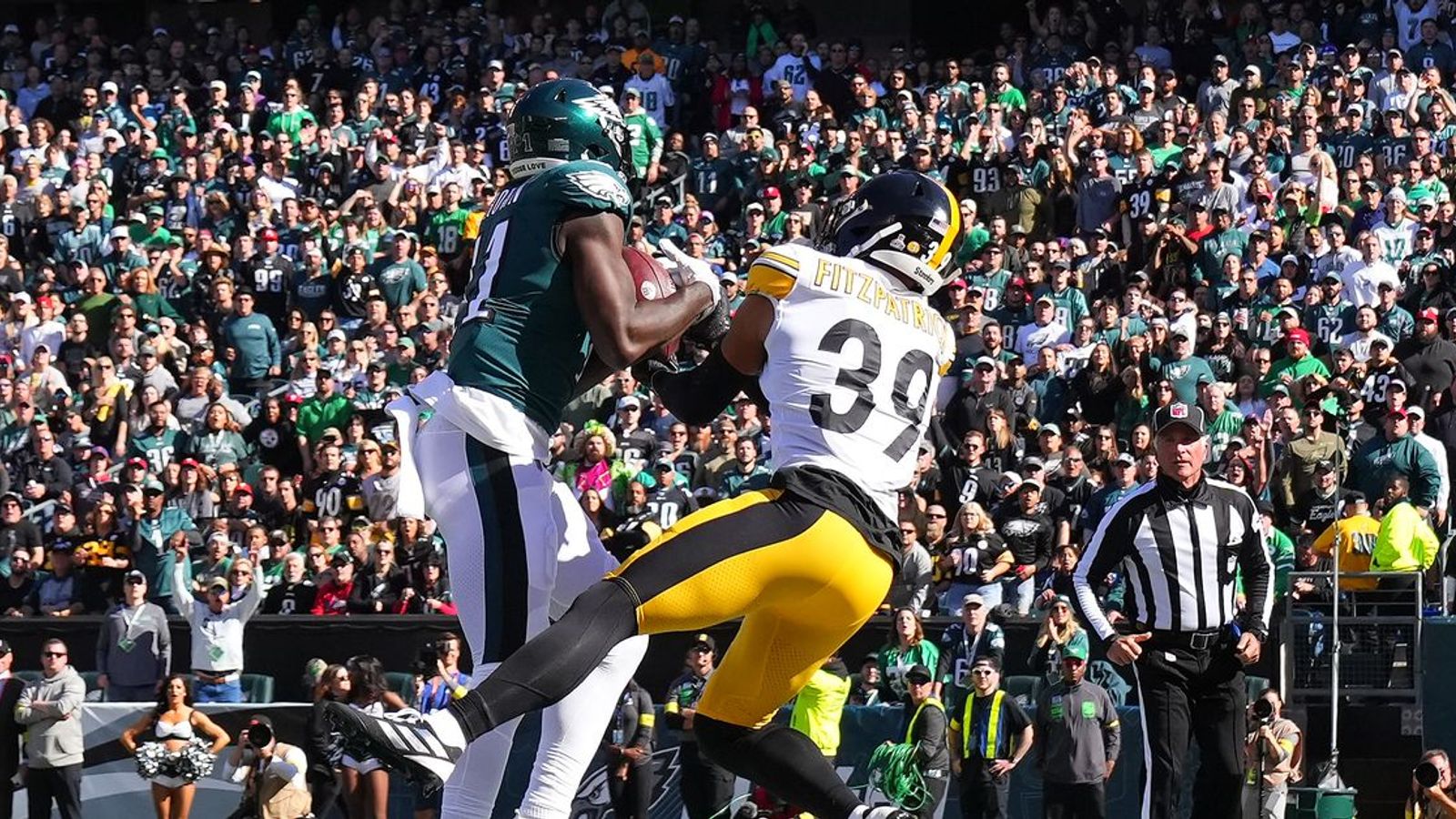 Steelers fall to Eagles, 35-13