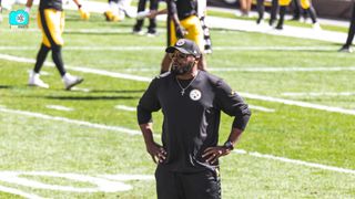 Steelers Head Coach Mike Tomlin Needs To Look In A Mirror After What Transpired In 1st Week Following Super Bowl (Mike Tomliin). Photo by Jordan Schofield / SteelerNation (Twitter: @JSKO_PHOTO)