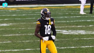 NFL Analyst Tells Absolutely False Story Revealing Diontae Johnson Punched Mitch Trubisky In The Face (Steelers News). Photo by Jordan Schofield / SteelerNation (Twitter: @JSKO_PHOTO)