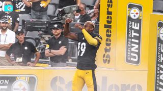 Former Steelers' JuJu Smith-Schuster Absolutely Blasted By AJ Brown As 1-Year TikTok Boy (Juju Smith-Schuster). Photo by Jordan Scohfield / SteelerNation (Twitter JSKO_PHOTO)