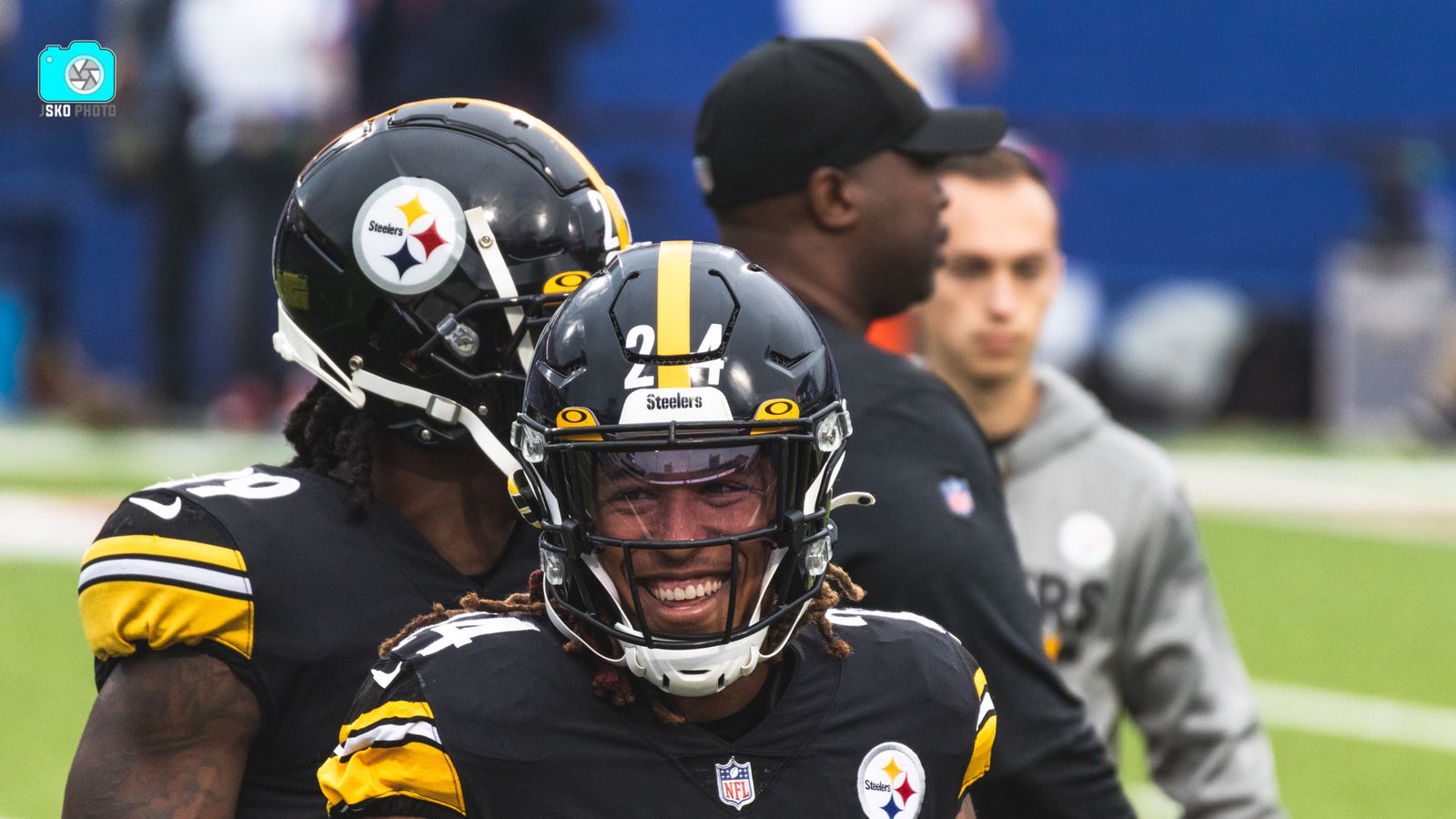 Benny Snell Jr. 19th Sep, 2021. #24 during the Pittsburgh Steelers vs Las  Vegas Raiders game at Heinz Field in Pittsburgh, PA. Jason  Pohuski/CSM/Alamy Live News Stock Photo - Alamy