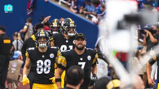 Steelers TE Pat Freiermuth Details Hilarious 1st Encounter With Ben Roethlisberger After Drinking Too Much The Night Before (Pat Freiermuth). Photo by Jordan Schofield / SteelerNation (Twitter: @JSKO_PHOTO)