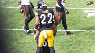 Steelers' Najee Harris Absolutely Disrespected By Cringeworthy Running Back Power Rankings (Najee Harris). Photo by Jordan Schofield / SteelerNation (Twitter: @JSKO_PHOTO)