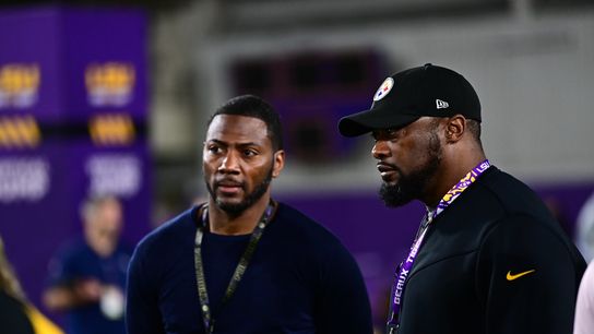 Former Pittsburgh Steelers safety, Ryan Clark (left), and Head Coach Mike Tomlin (right).