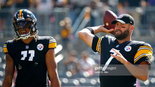Steelers former players Ben Roethlisberger and Chase Claypool