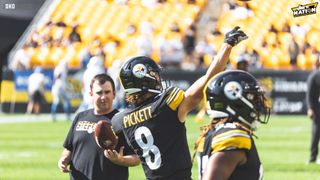Steelers' Kenny Pickett Disrespected By Peter King After Selecting Patriots Mac Jones Over Him In Under 25 Draft (Kenny Pickett News). Photo by Jordan Schofield / Steeler Nation (Twitter: JSKO_PHOT)