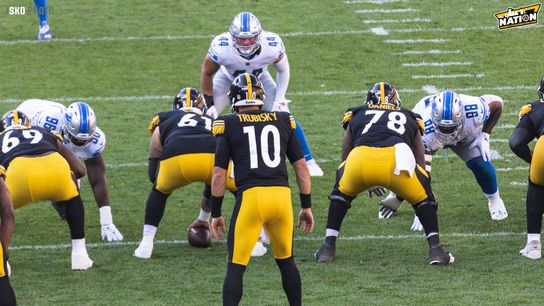 Steelers Mitch Trubisky Offensive Line