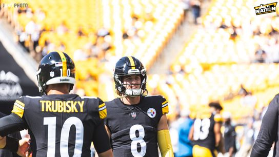 Steelers Kenny Pickett and Mitch Trubisky