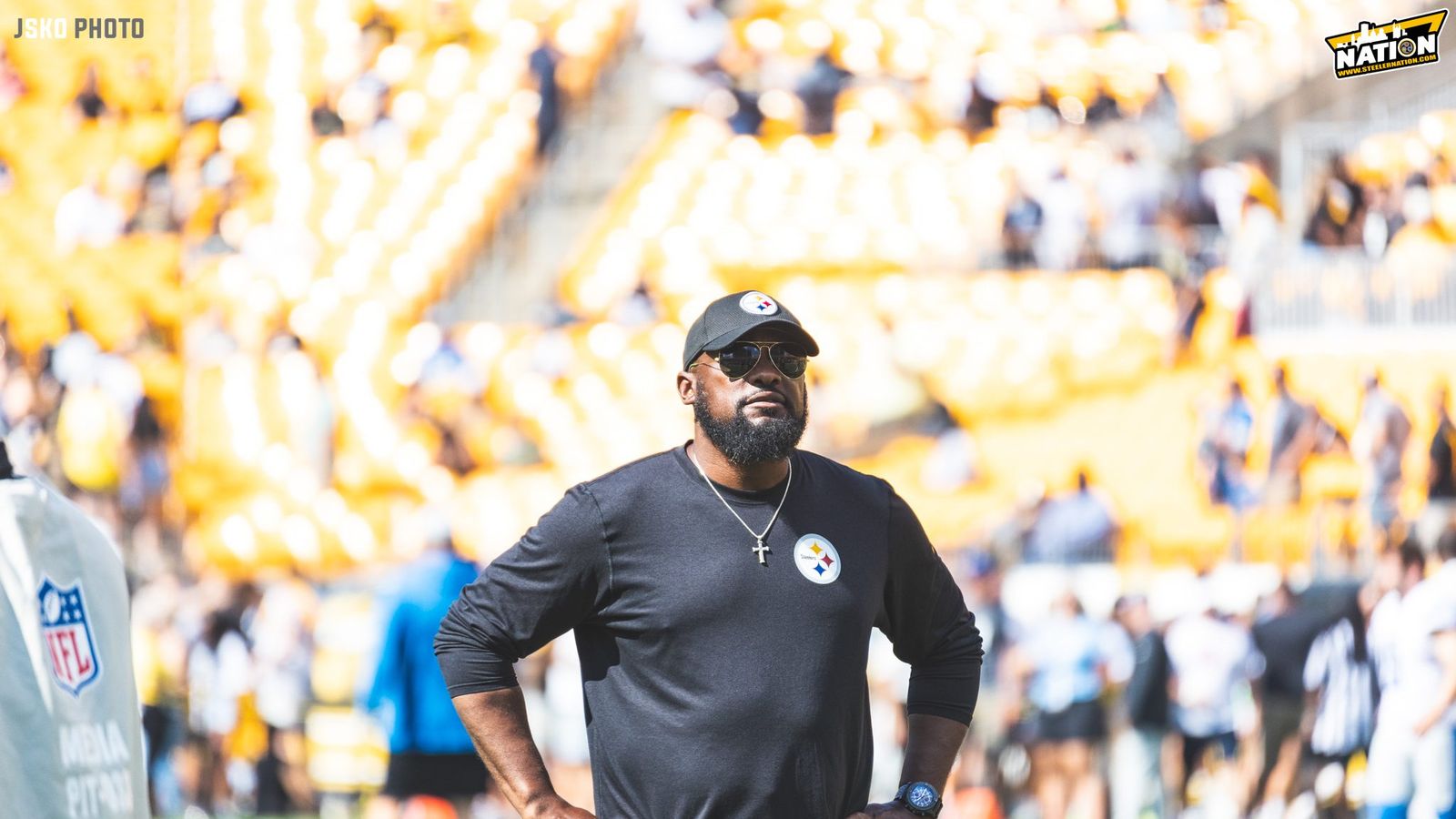 Despite Weather Steelers' Head Coach Mike Tomlin Clearly Not