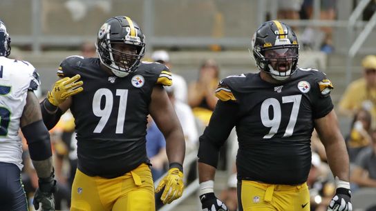 Steelers Cam Heyward and Stephon Tuitt