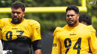 Former Steelers DL Tyson Alualu Credits Cam Heyward For Last Minute Decision To Return To Pittsburgh In 2021 (Steelers News). Photo by Jordan Schofield / SteelerNation (X: @JSKO_PHOTO)