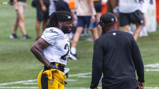 Steelers Najee Harris and Mike Tomlin