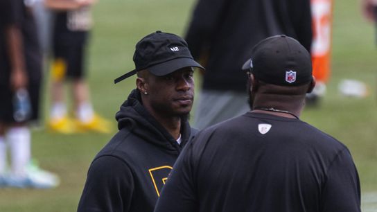 Steelers Ike Taylor and Mike Tomlin