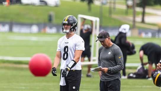 Steelers Kenny Pickett and Mike Sullivan