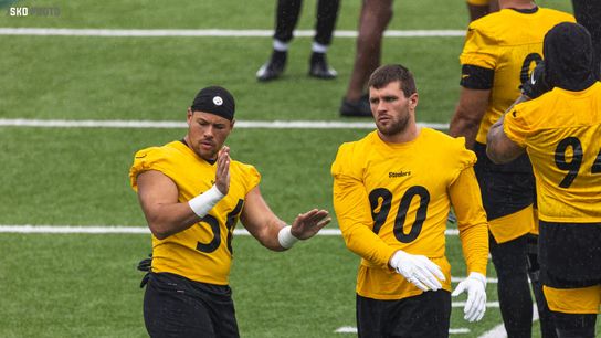 Steelers TJ Watt and Alex Highsmith