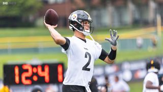 Steelers' Mason Rudolph Certainly Doesn't Share The Same Feelings As Pittsburgh Brass (Mason Rudolph). Photo by Jordan Schofield / SteelerNation (Twitter: @JSKO_PHOTO)