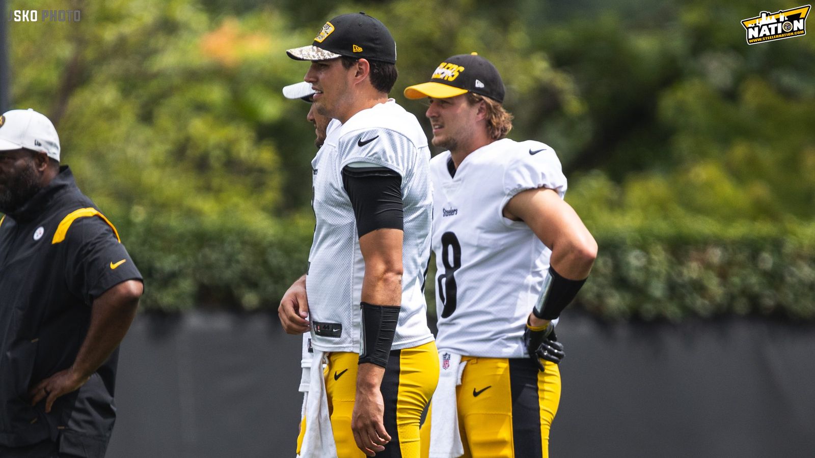 Steelers camp: Kenny Pickett takes first-team reps; George Pickens