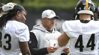 Steelers New Offensive Coordinator Eddie Faulkner "Super Excited For Opportunity" Despite It Feeling Bittersweet  (Steelers News). Photo by Caitlyn Epes / Pittsburgh Steelers