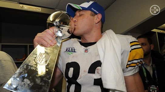 Pittsburgh Steelers tight end Heath Miller after winning Super Bowl XL