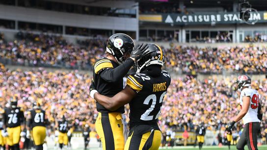 Steelers Kenny Pickett and Najee Harris