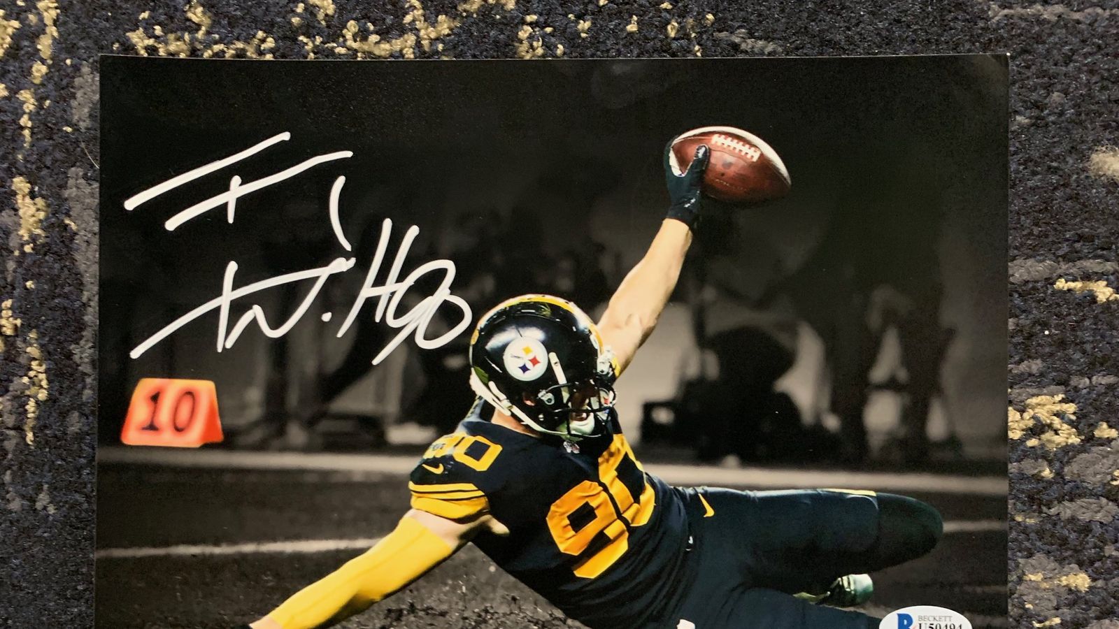 TJ Watt Signed Autographed 8x10 Photo Pittsburgh Steelers NFL