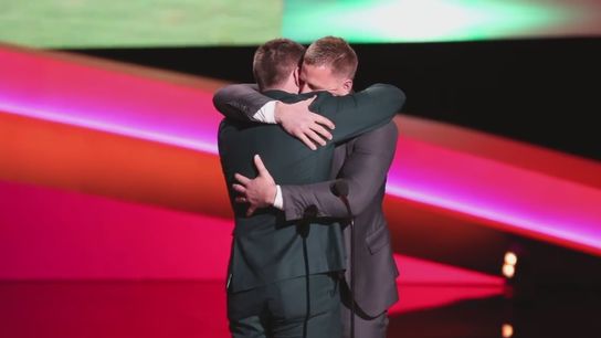 WATCH: JJ Watt Presents Brother TJ Watt the AP DPOY Award (Off-Season News)