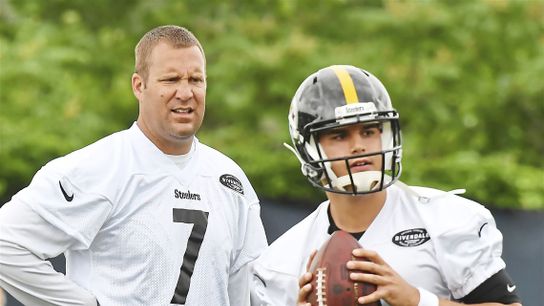 Steelers Ben Roethlisberger and Mason Rudolph