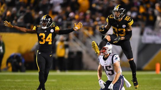 Steelers Terrell Edmunds and Joe Haden