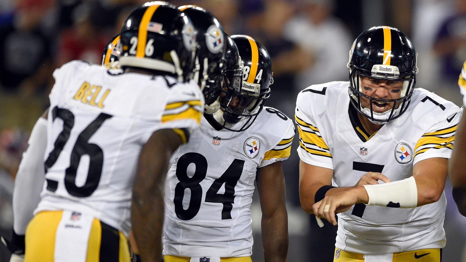 Ben Roethlisberger, Antonio Brown, Le'veon Bell Pittsburgh