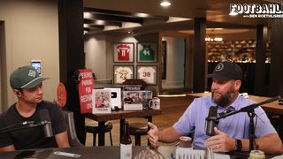 Steelers' Ben Roethlisberger Questions Arthur Smith's Offense For Not Helping Offensive Line With Simple Fix (Steelers News). Photo by Footbahlin With Ben Roethlisberger