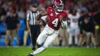 Any Hope Of Steelers Drafting Alabama QB Jalen Milroe In 2025 Vehemently Shut Down (Steelers News). Photo by Will McLelland / Imagn Images