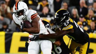 Report: Steelers Have Significant Interest In Signing Cleveland Browns' Nick Chubb (Steelers News). Photo by Lucy Schaly / Pittsburgh Post-Gazette