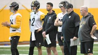Steelers QB Now Has The Upper Hand In Pivotal Competition To Be Aaron Rodgers' Backup (Steelers News). Photo by Chaz Palla  / Trib-Live