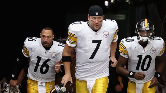 Pittsburgh Steelers Charlie Batch Ben Roethlisberger Santonio Holmes